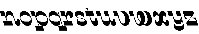Caslon Italian Contra Font LOWERCASE