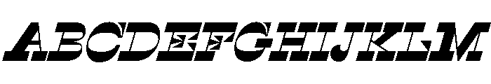 Caslon Italian Italic Font UPPERCASE