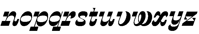 Caslon Italian Italic Font LOWERCASE