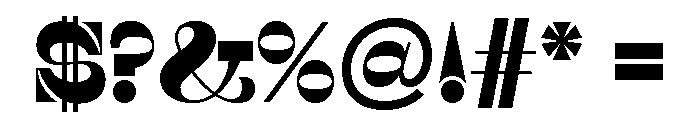 Caslon Italian Roman Font OTHER CHARS