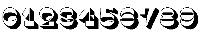 Caslon Italian Shaded Font OTHER CHARS
