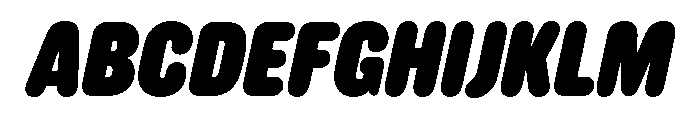 Caslon Rounded Italic Font UPPERCASE