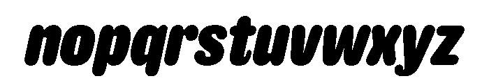 Caslon Rounded Italic Font LOWERCASE