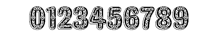 Caslon Rounded Ornamented Regular Font OTHER CHARS
