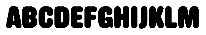 Caslon Rounded Regular Font UPPERCASE