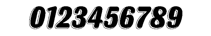 Caslon Rounded Shaded Italic Font OTHER CHARS