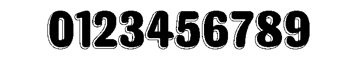 Caslon Rounded Shaded Regular Font OTHER CHARS