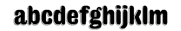 Caslon Rounded Shaded Regular FONT