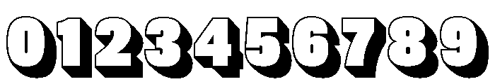 Caslon Sans Shaded No 1 Font OTHER CHARS