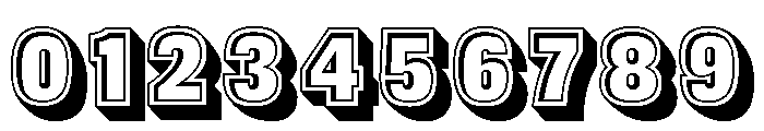 Caslon Sans Shaded No 2 Font OTHER CHARS