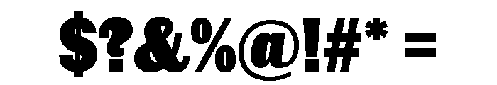 Caslon Sans Shaded Regular Font OTHER CHARS