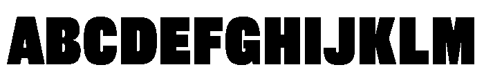 Caslon Sans Shaded Regular Font UPPERCASE