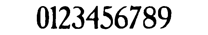 CaslonAntique Regular Font OTHER CHARS