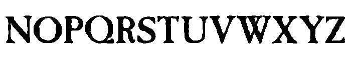 CaslonAntique Regular Font UPPERCASE