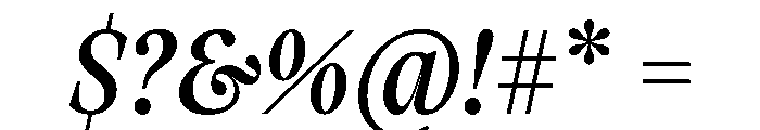 CasualTimez CasualBookItalic Font OTHER CHARS