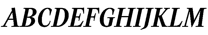 CasualTimez CasualMediumItalic Font UPPERCASE