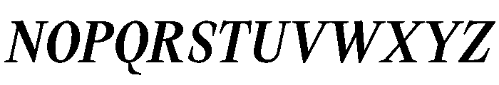 CasualTimez CasualMediumItalic Font UPPERCASE
