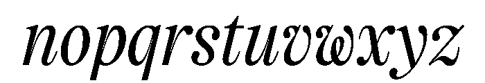 CasualTimez CasualRegularItalic Font LOWERCASE