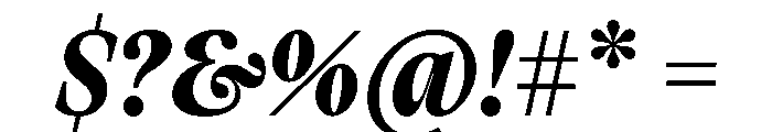 CasualTimez CasualSemiBoldItalic Font OTHER CHARS