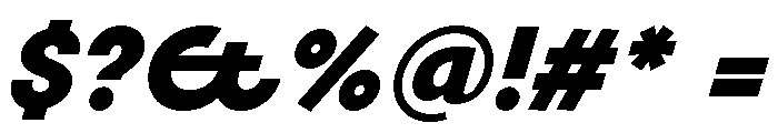 Category Blackitalic Font OTHER CHARS