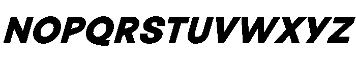 Category Blackitalic Font UPPERCASE
