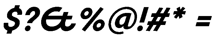 Category Bolditalic Font OTHER CHARS