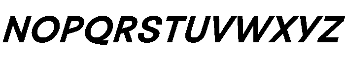 Category Bolditalic Font UPPERCASE