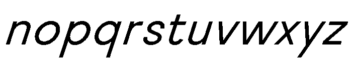 Category Regularitalic Font LOWERCASE