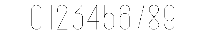Catorze27Style1 Hairline Font OTHER CHARS