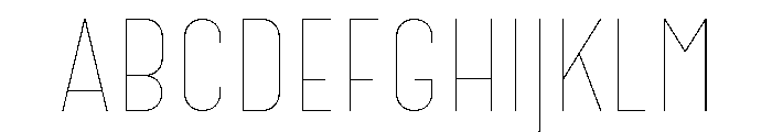 Catorze27Style1 Hairline Font UPPERCASE