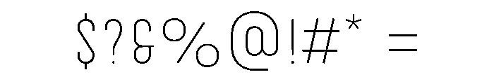 Catorze27Style1 Light Font OTHER CHARS