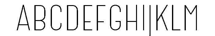 Catorze27Style1 Light Font UPPERCASE