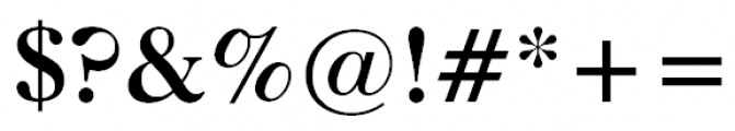 Caslon Bold Normal Font OTHER CHARS