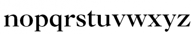 Caslon Bold Normal Font LOWERCASE
