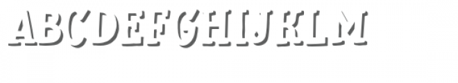 Carneval Shadow Font LOWERCASE
