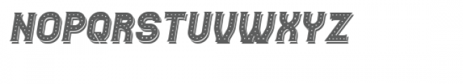 Casino Shadow Italic Font UPPERCASE