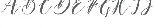 Catandra Script Font UPPERCASE