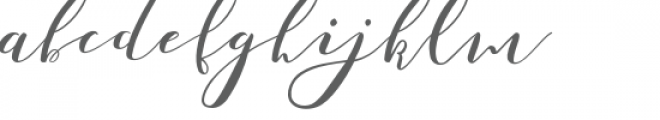 Catandra Script Font LOWERCASE