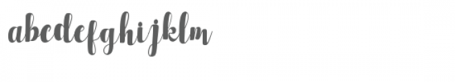 Cattleya Script Font LOWERCASE