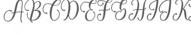 cabelita script Font UPPERCASE