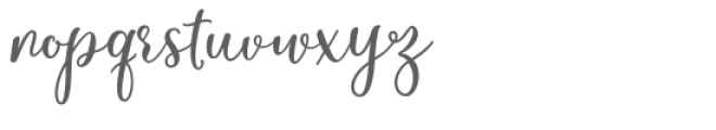 cabelita script Font LOWERCASE