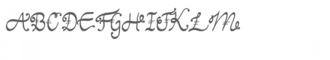 calli garden Font UPPERCASE