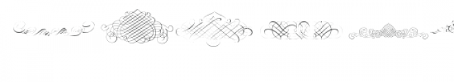 calligraphia latina soft five dingbats Font LOWERCASE
