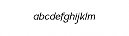 Calvin Italic Font LOWERCASE
