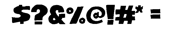 Cachalote Regular Font OTHER CHARS