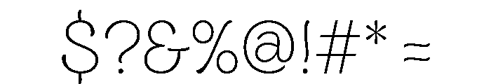 Cafe Romantique Light Font OTHER CHARS