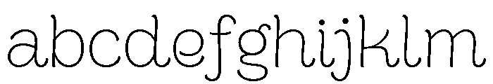 Cafe Romantique Light FONT