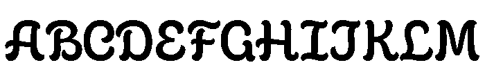 Cafe Romantique Medium Font UPPERCASE