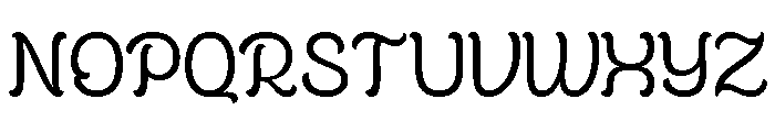 Cafe Romantique Regular Font UPPERCASE