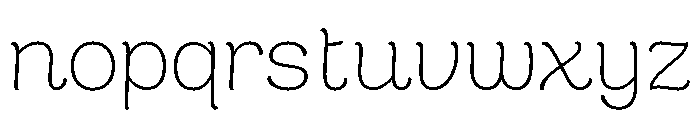 Cafe Romantique Font LOWERCASE